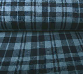 Oeko-Tex®  Printed Polar Checkered Jeans