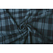 Oeko-Tex® Polaire Imprimée à Carreaux Jeans Oeko-Tex® Polaire Imprimée à Carreaux Jeans