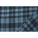 Oeko-Tex®  Stampata Polare a Quadri Denim