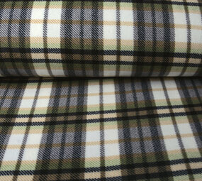 Oeko-Tex®  Printed Polar Checkered Green