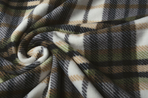 Oeko-Tex® Printed Polar Checkered Green Oeko-Tex® Printed Polar Checkered Green