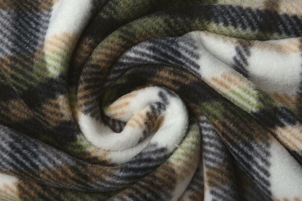 Oeko-Tex® Printed Polar Checkered Green Oeko-Tex® Printed Polar Checkered Green