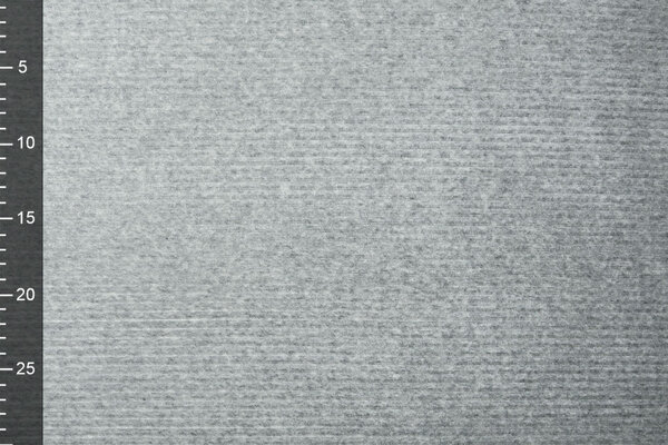 Cotton Jersey Corduroy Wide Light Grey Melange