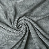 Katoenen Tricot Corduroy Brede Rib Grijs Melange Katoenen Tricot Corduroy Brede Rib Grijs Melange