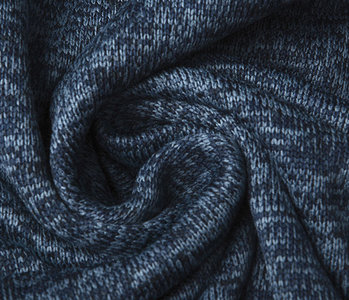 Strickfleece 3-Tone Marineblau