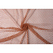 Jersey Rete Tessuto Glitter Arancione Mattone Jersey Rete Tessuto Glitter Arancione Mattone