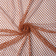 Jersey Gauze Fabric Glitter Orange Brique