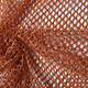 Jersey Gauze Fabric Glitter Orange Brique