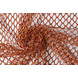 Jersey Rete Tessuto Glitter Arancione Mattone Jersey Rete Tessuto Glitter Arancione Mattone