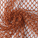 Jersey Gauze Fabric Glitter Orange Brique