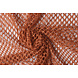 Jersey Gaze Tissu Paillettes Orange Brique Jersey Gaze Tissu Paillettes Orange Brique