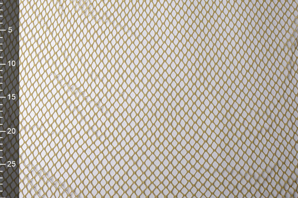 Jersey Malla Tela Purpurina Dorado Claro