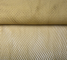 Jersey Gaas Stof Glitter Licht Goud Jersey Gaas Stof Glitter Licht Goud