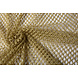 Jersey Rete Tessuto Glitter Oro Chiaro Jersey Rete Tessuto Glitter Oro Chiaro