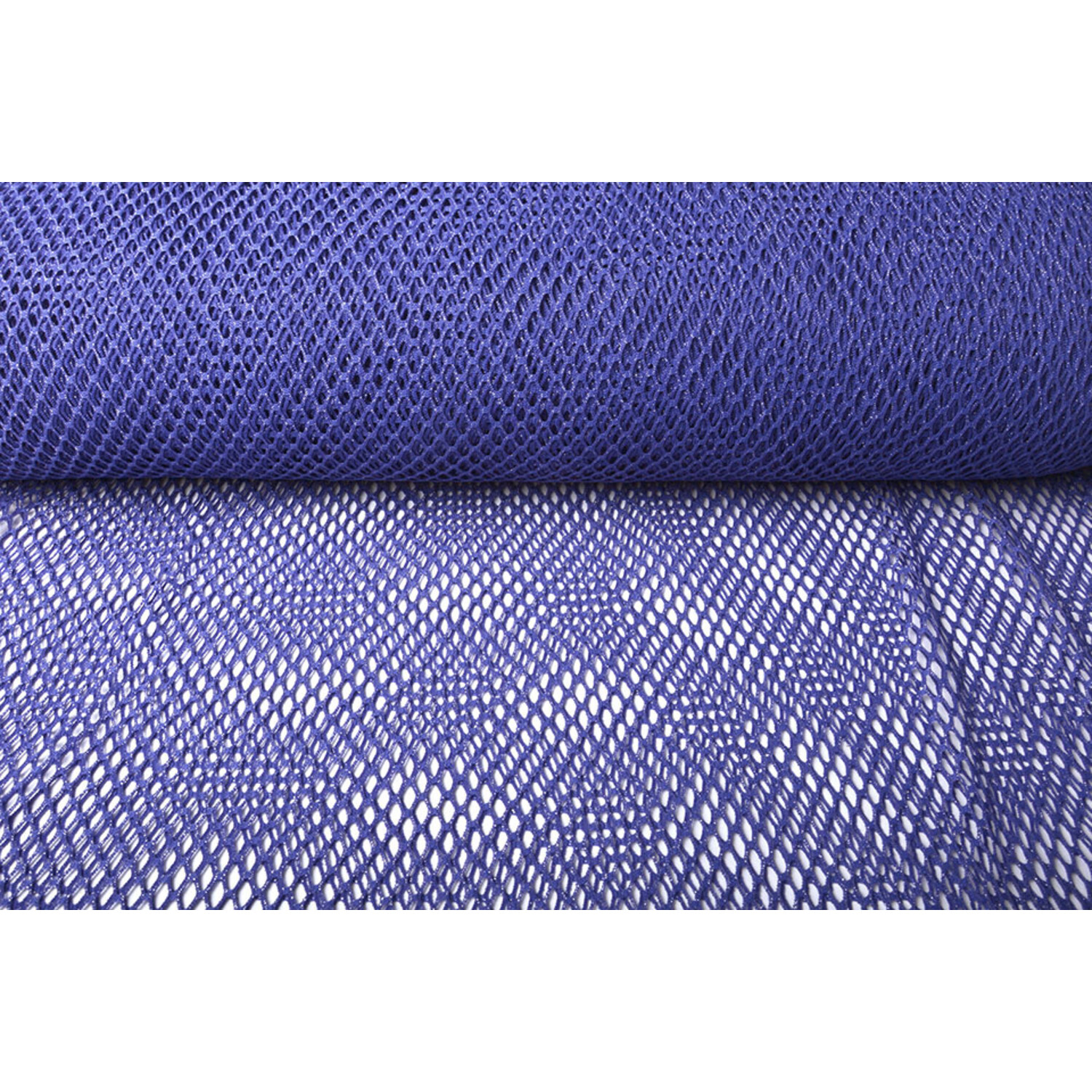 Jersey Gaze Stoff Glitzer Lila Blau Boelens Modestoffen