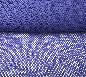 Jersey Gaas Stof Glitter Paars Blauw