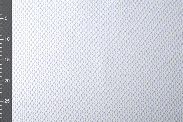 Jersey Gauze Fabric Glitter White
