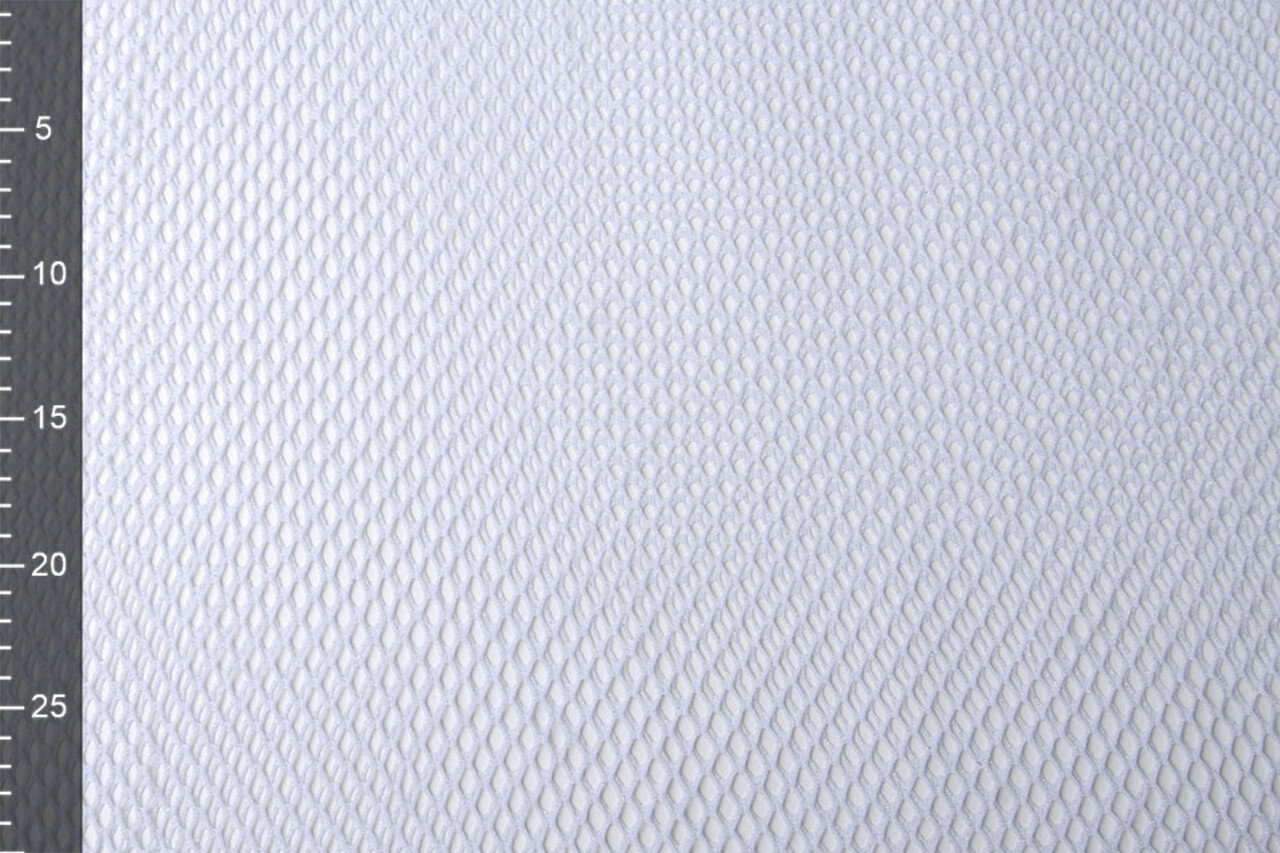 Jersey Gauze Fabric Glitter White