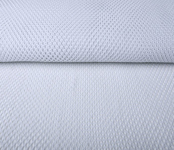 Jersey Gauze Fabric Glitter White