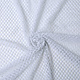 Jersey Gauze Fabric Glitter White