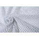 Jersey Rete Tessuto Glitter Bianco Jersey Rete Tessuto Glitter Bianco