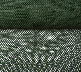 Jersey Gaas Stof Glitter Donker Groen