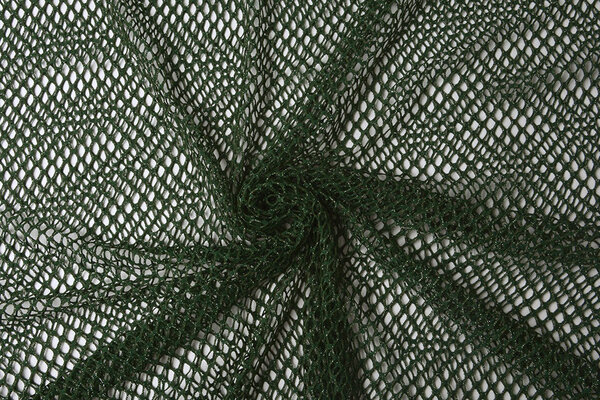 Jersey Gauze Fabric Glitter Dark Green