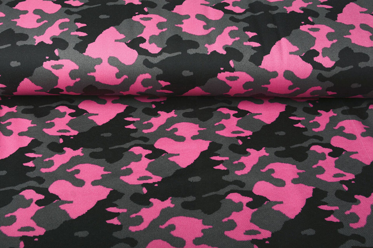SweatStoff Camouflage Rosa