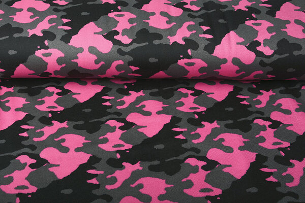 SweatStoff Camouflage Rosa