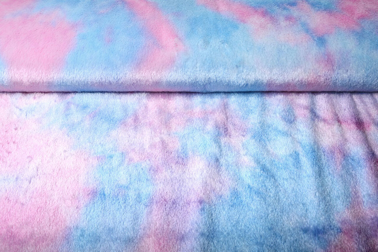 Kort Harige Bont Candy Multi Color 2