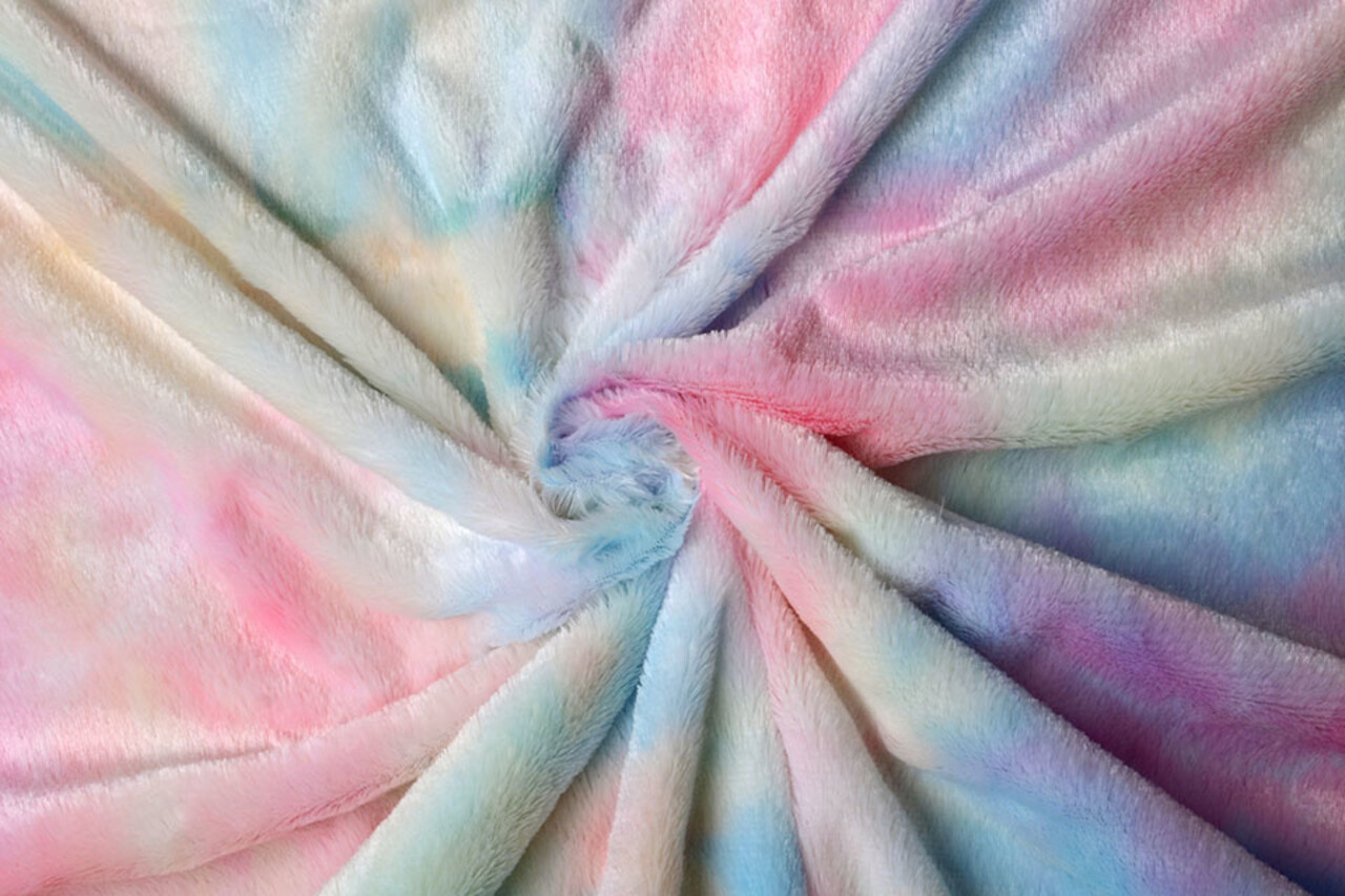 Kurz Zottelplüsch Candy Multicolor 4