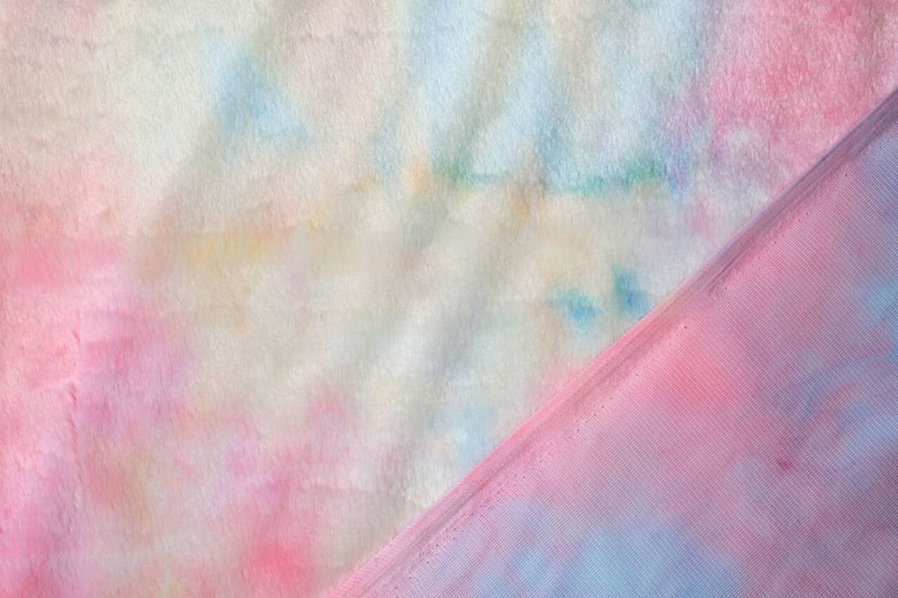 Kurz Zottelplüsch Candy Multicolor 4