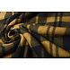 Oeko-Tex® Polaire Imprimée à Carreaux Moutarde Marron Oeko-Tex® Polaire Imprimée à Carreaux Moutarde Marron