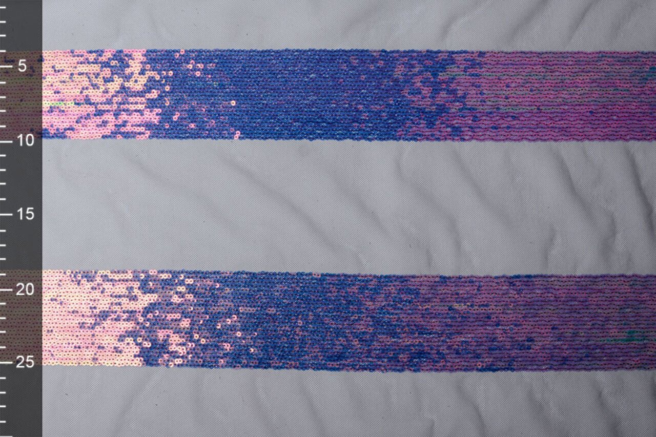 Mesh Embroidered  Sequins Stripes Multi 2