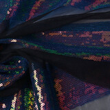 Netz Bestickt Pailletten Streifen Multi 2 Netz Bestickt Pailletten Streifen Multi 2