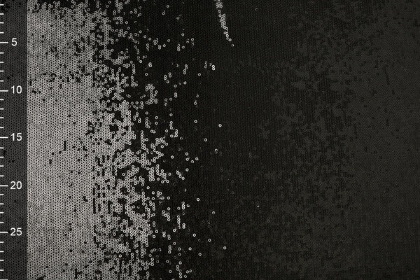 Netz Bestickt Pailletten Jolie Schwarz