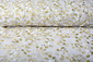 Mesh Ricamato Nola Bianco Oro