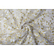 Résille Brodé Nola Blanc Or Résille Brodé Nola Blanc Or
