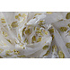 Mesh Ricamato Nola Bianco Oro Mesh Ricamato Nola Bianco Oro