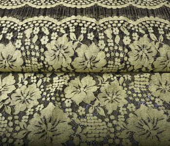 Paneel Kant Bloemen Luna Beige Groen