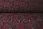 Panneau Dentelle Fleurs Luna Bordeaux Panneau Dentelle Fleurs Luna Bordeaux
