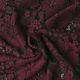 Panel Lace Flowers Luna Bordeaux