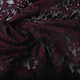 Panel Lace Flowers Luna Bordeaux