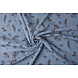 Tejido de Sudadera de Polar Alpino Baby Hertje Denim Jaspeado