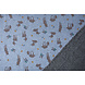 Tejido de Sudadera de Polar Alpino Baby Hertje Denim Jaspeado