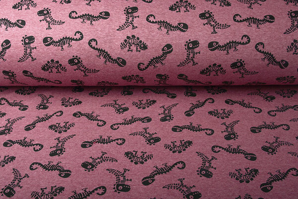 Jogging Alpenfleece Dino Wijnrood Melange