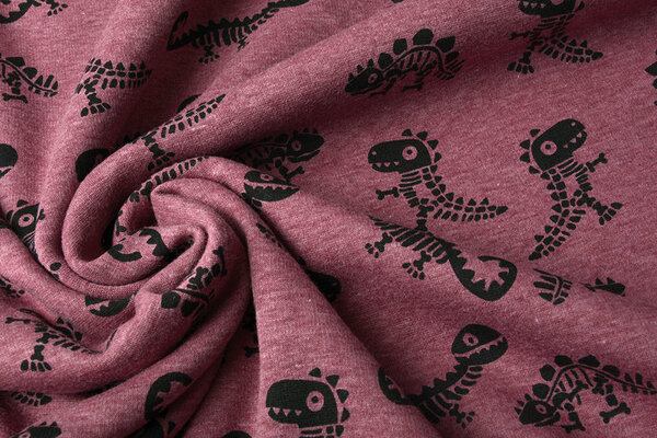 Jogging Alpenfleece Dino Wijnrood Melange