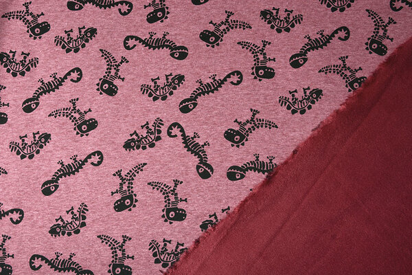 Sweat Polaire Alpine Dino Wijnrood Melange Sweat Polaire Alpine Dino Wijnrood Melange
