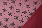 Sweatstoff Alpenfleece Schädel Weinrot Melange Sweatstoff Alpenfleece Schädel Weinrot Melange