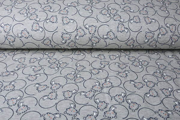 Jogging Alpenfleece Leeuwenwelp Licht Grijs Melange